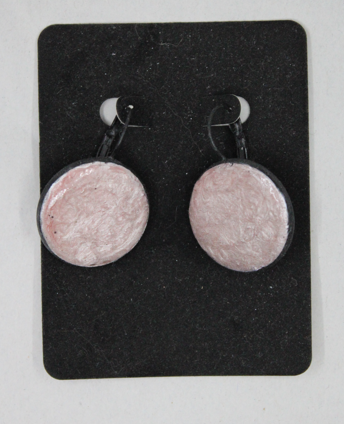 Black & Light Pink Earrings
